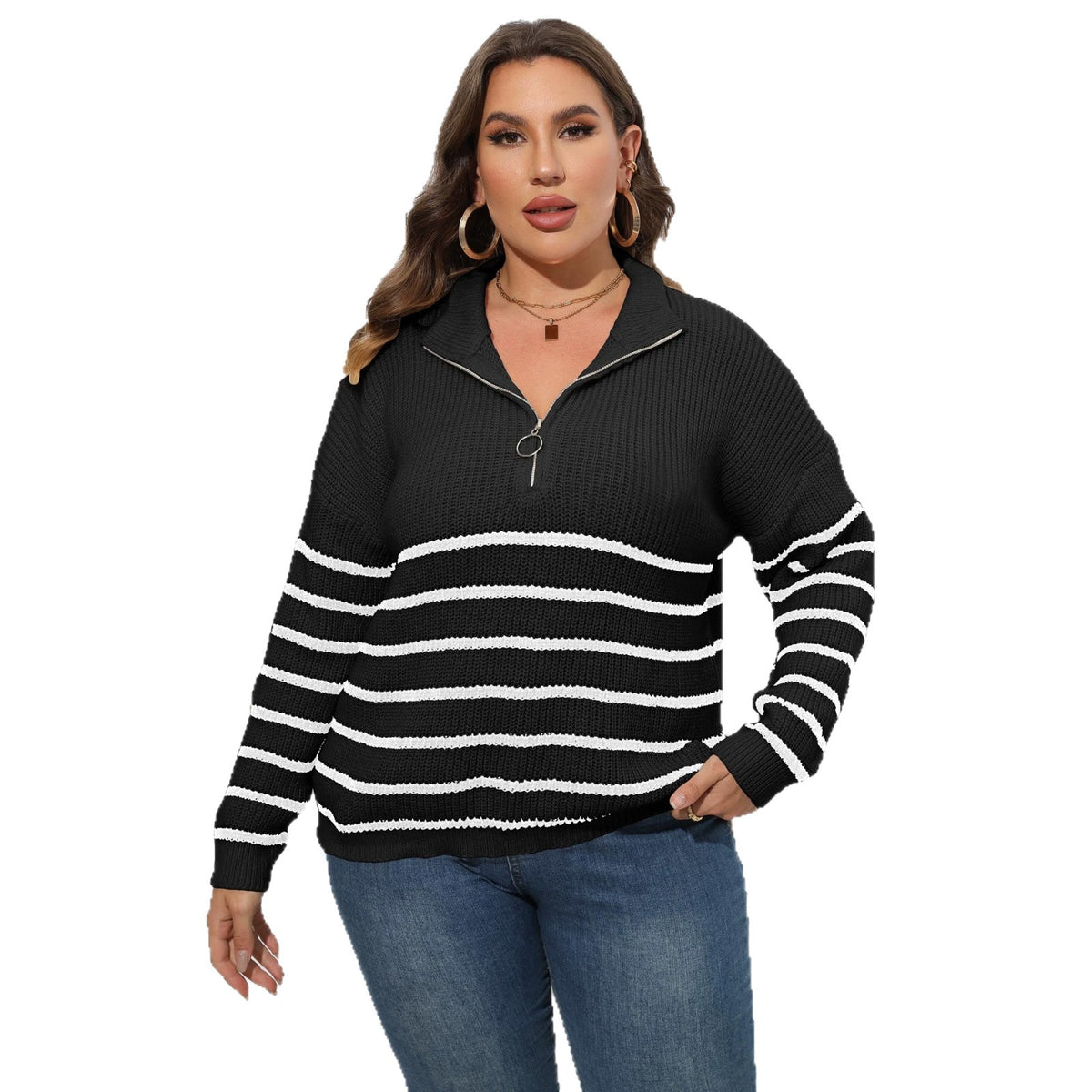 Women's Knit Sweater,, Knitted Sweater