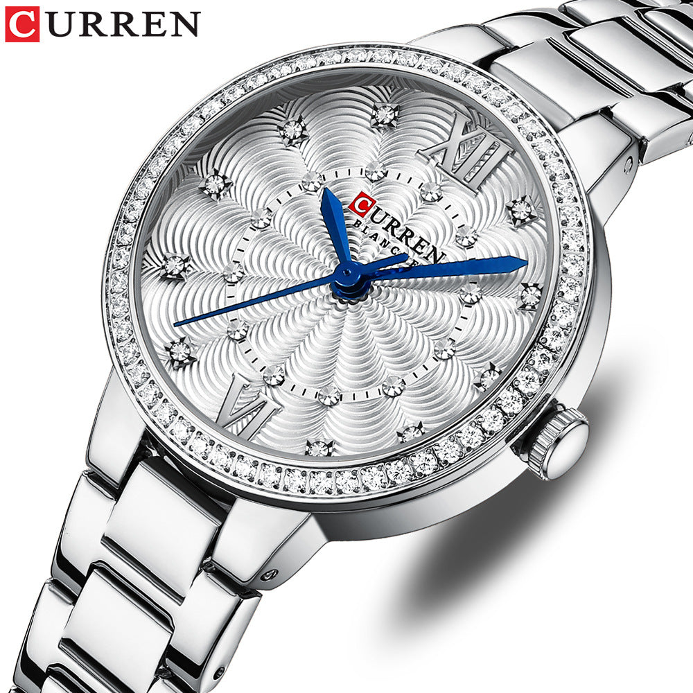 Ladies Watch Fashion Steel Band Watch Casual Ladies Watch