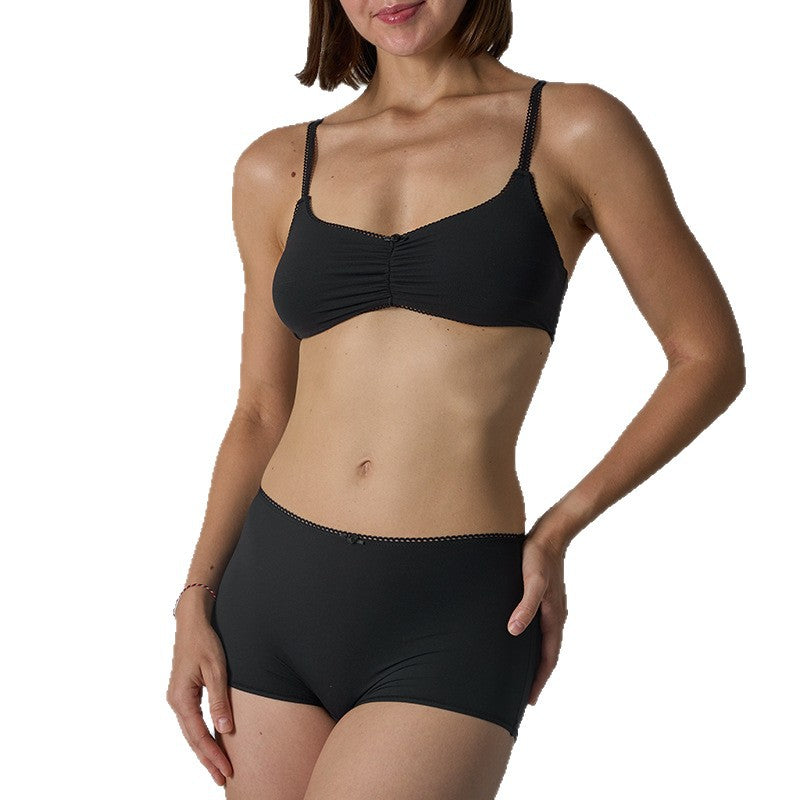 Underwear Set Skin-Friendly Seamless Panties Large Bust Minimizer