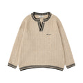 V-neck sweater base sweater