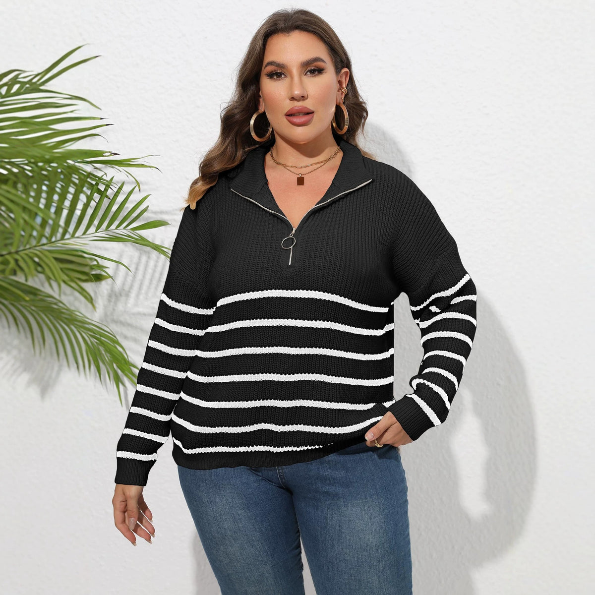 Women's Knit Sweater,, Knitted Sweater
