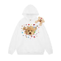 Little Bear Printed Hanging Hoodie