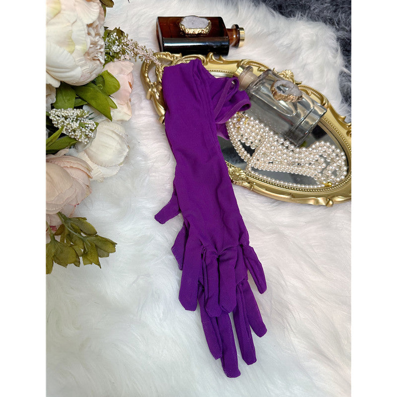 Purple Erotic Lingerie Set - Sexy Lace Pure Desire Hollow-out Open-crotch Panties Transparent Suit